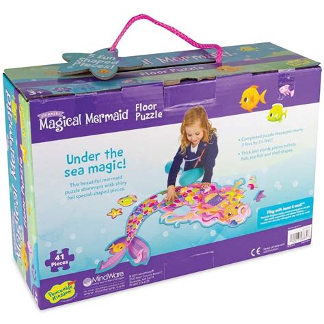Escape to an Underwater Wonderland with the Magical Mermaid Floor Puzzle
